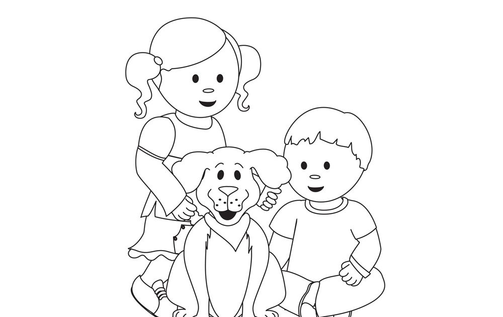 2781 dessin d enfants et d un chientml