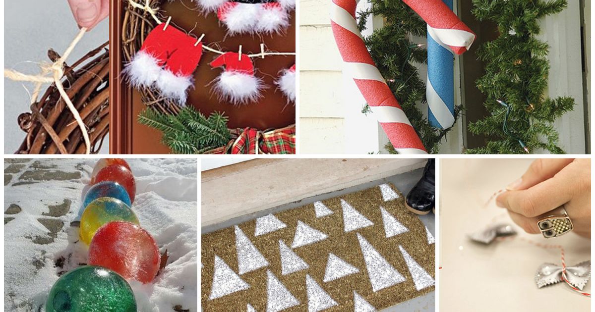 5 Decorations Exterieures De Noel A Fabriquer